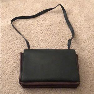 Olivia & Joy Black/maroon adjustable purse